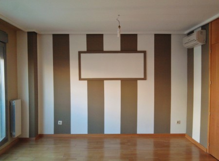 Pintura a rayas en 2 colores