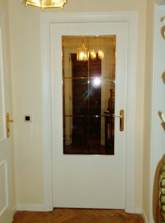 Puerta lacada blanca