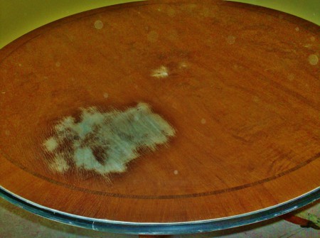 Restauración mesa - estado original