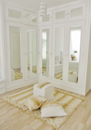 Renovación armario, acabado lacado blanco